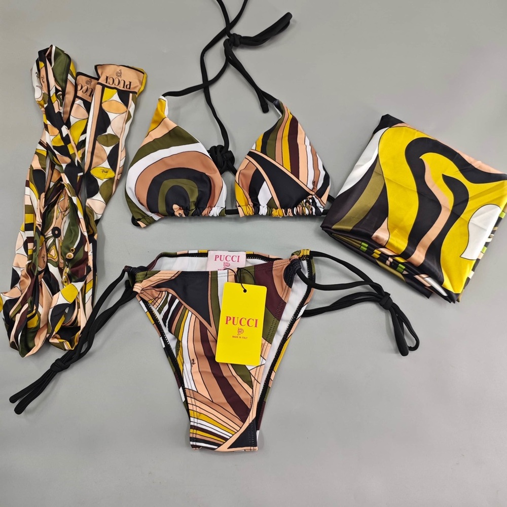 Emilio Pucci two-piece bikini swimsuit